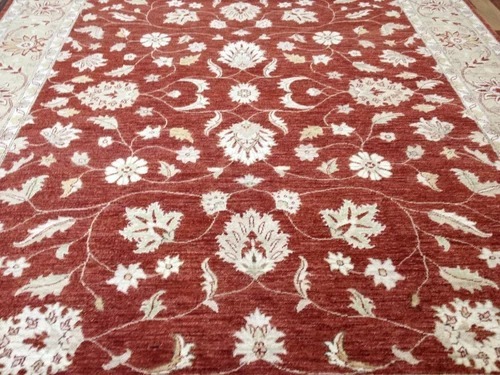 8 x 10 Fine Quality Indo Peshavar Hand Knotted Oriental Rug Wool