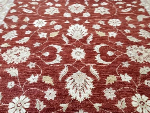 8 x 10 Fine Quality Indo Peshavar Hand Knotted Oriental Rug Wool