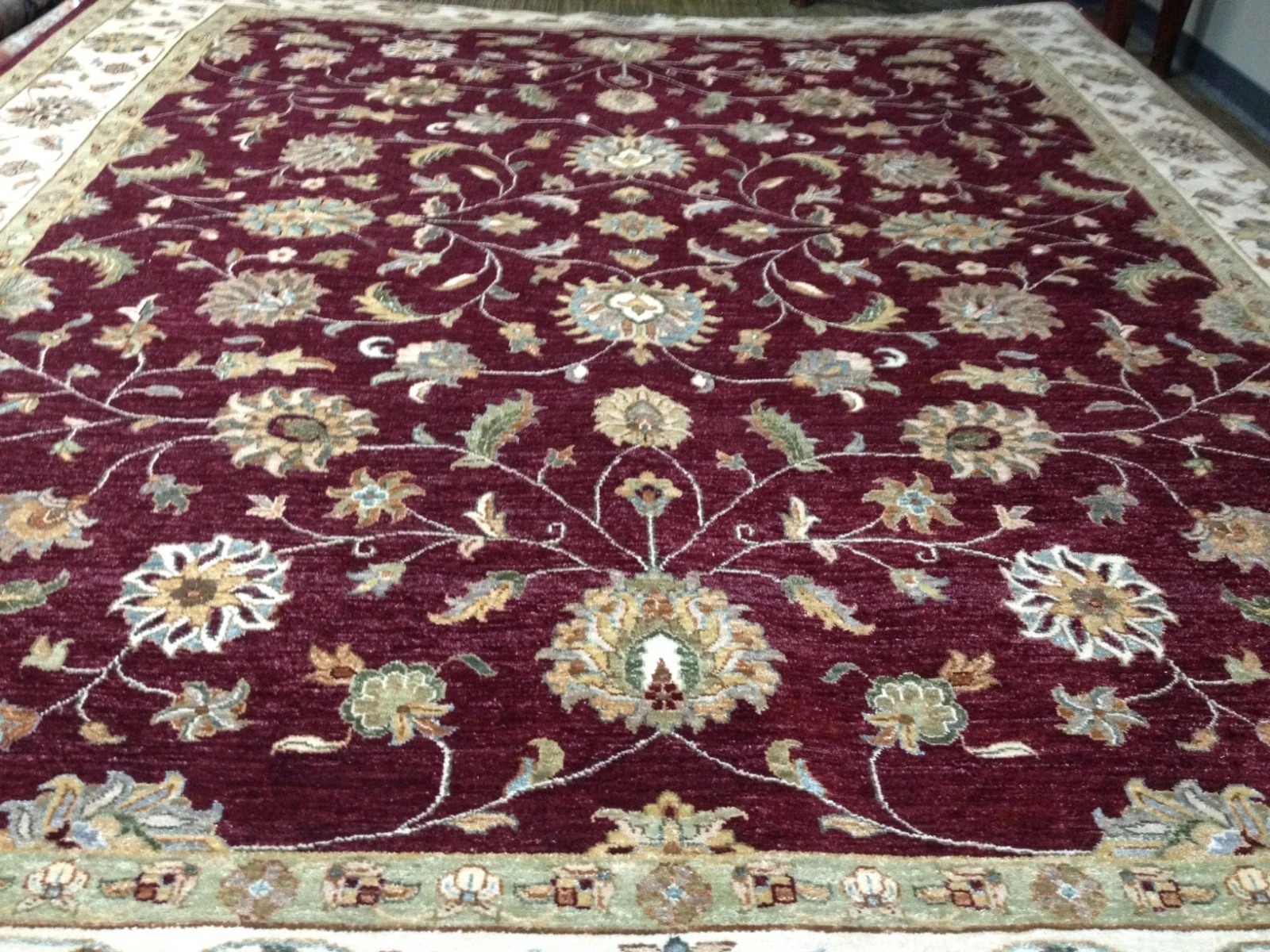 8 x 10 Fine Quality Indo Peshavar Hand Knotted Oriental Rug Wool EB233085214644 Montaage