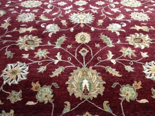 8 x 10 Fine Quality Indo Peshavar Hand Knotted Oriental Rug Wool