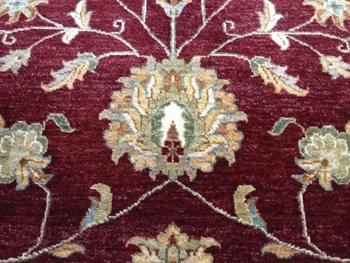 8 x 10 Fine Quality Indo Peshavar Hand Knotted Oriental Rug Wool