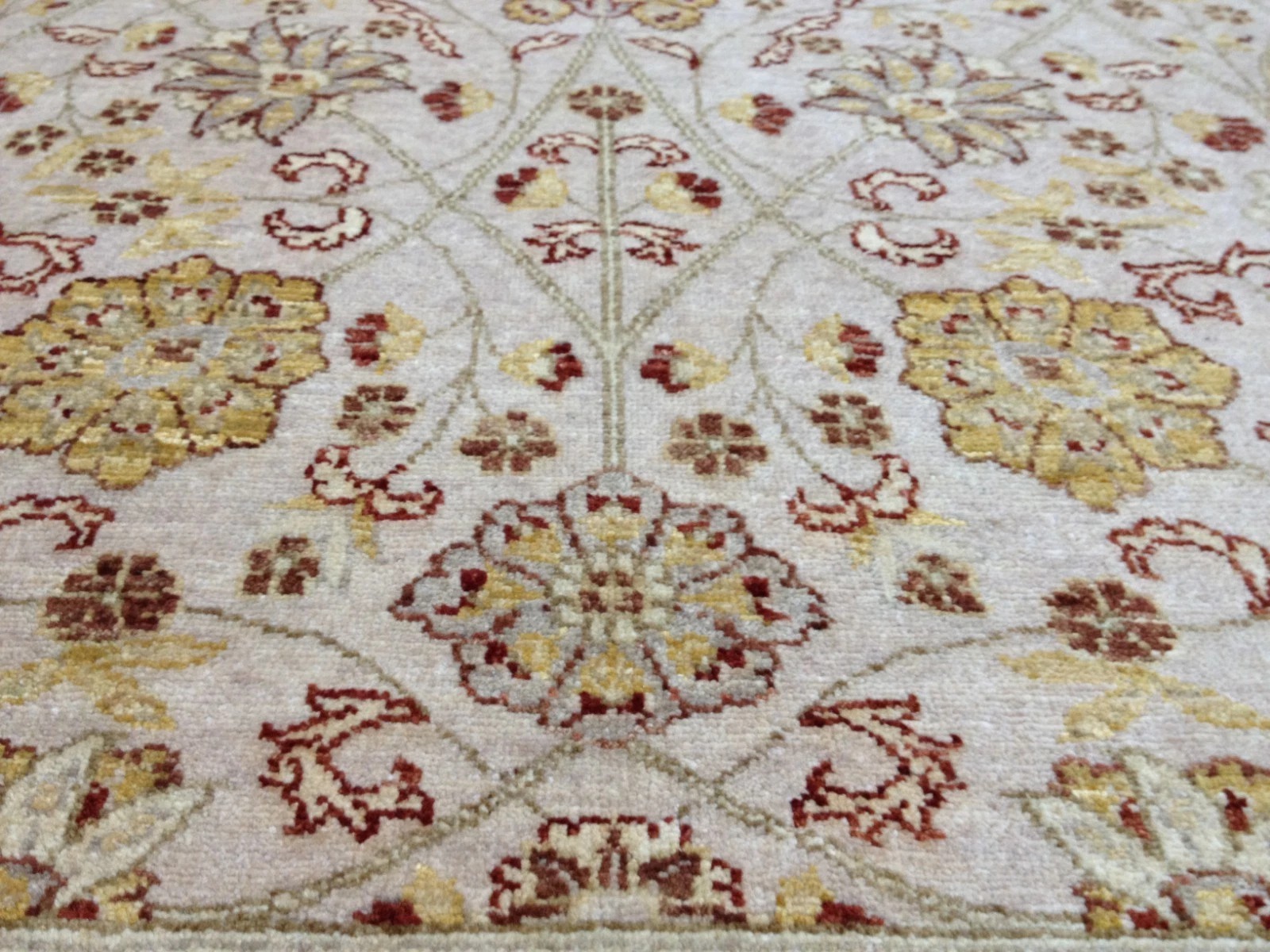 8 x 10 Lavender Pak Pechavar Hand Knotted Wool Oriental Rug
