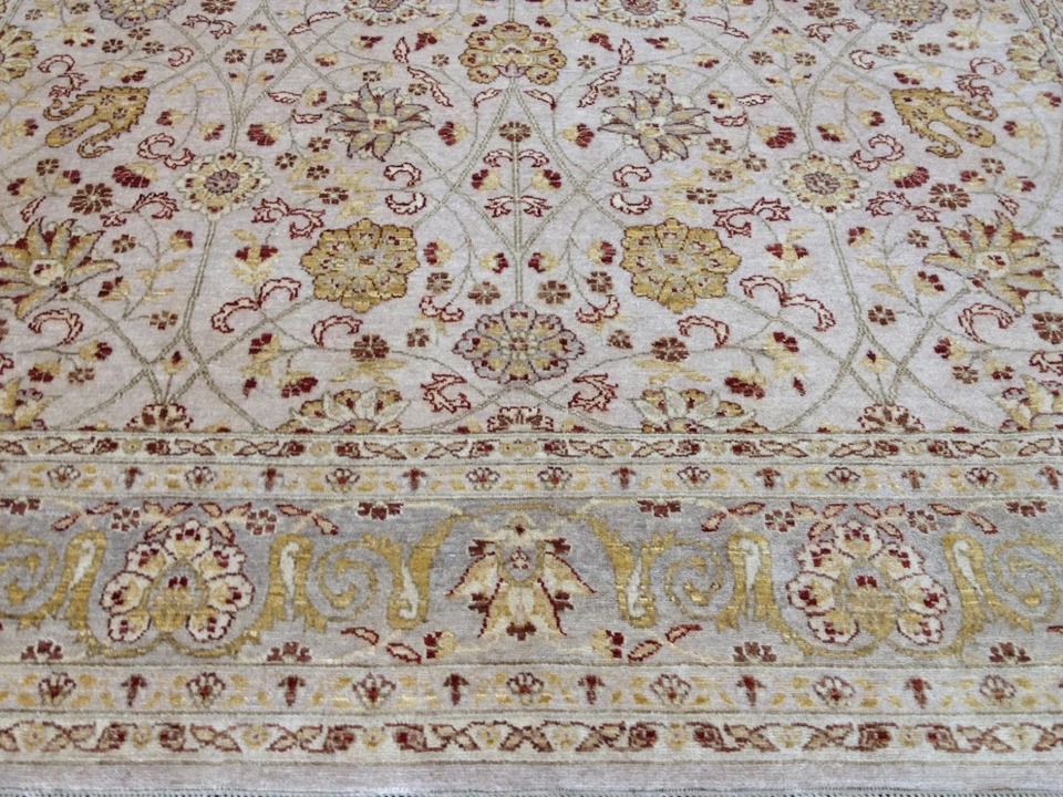 8 x 10 Lavender Pak Pechavar Hand Knotted Wool Oriental Rug