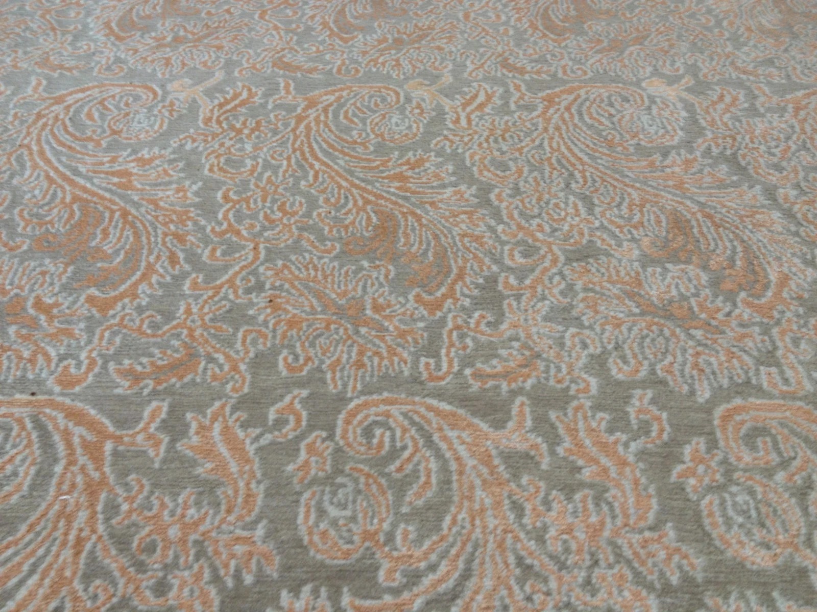 8 x 10 Indo Modern Wool Hand Knotted Rug