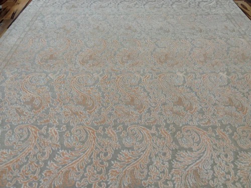 8 x 10 Indo Modern Wool Hand Knotted Rug
