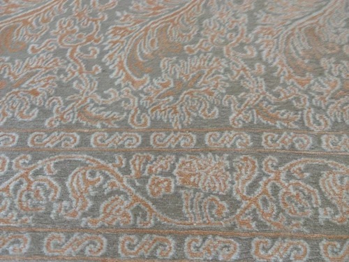 8 x 10 Indo Modern Wool Hand Knotted Rug