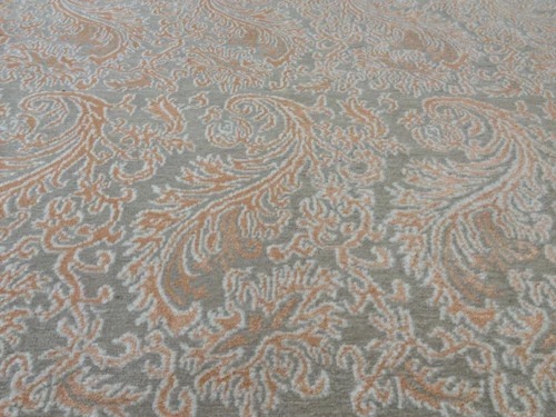 8 x 10 Indo Modern Wool Hand Knotted Rug