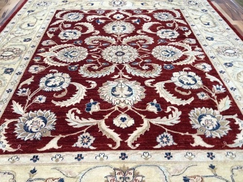 Pakistan Peshawar 8x10 Hand Knotted Wool Rug Vegetable Dye Oriental Area Carpet