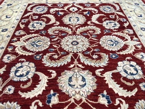 Pakistan Peshawar 8x10 Hand Knotted Wool Rug Vegetable Dye Oriental Area Carpet