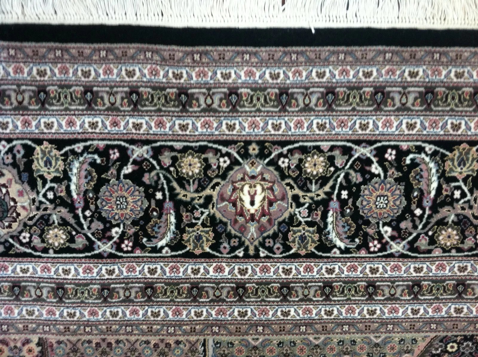 9x12 Wool & Silk Mahi Fish Design Handmade Oriental Area Rug