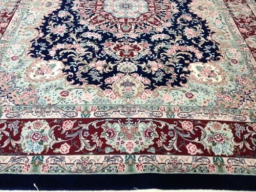 8x10 Fine Sino Wool & Silk Hand Knotted Oriental Area Rug