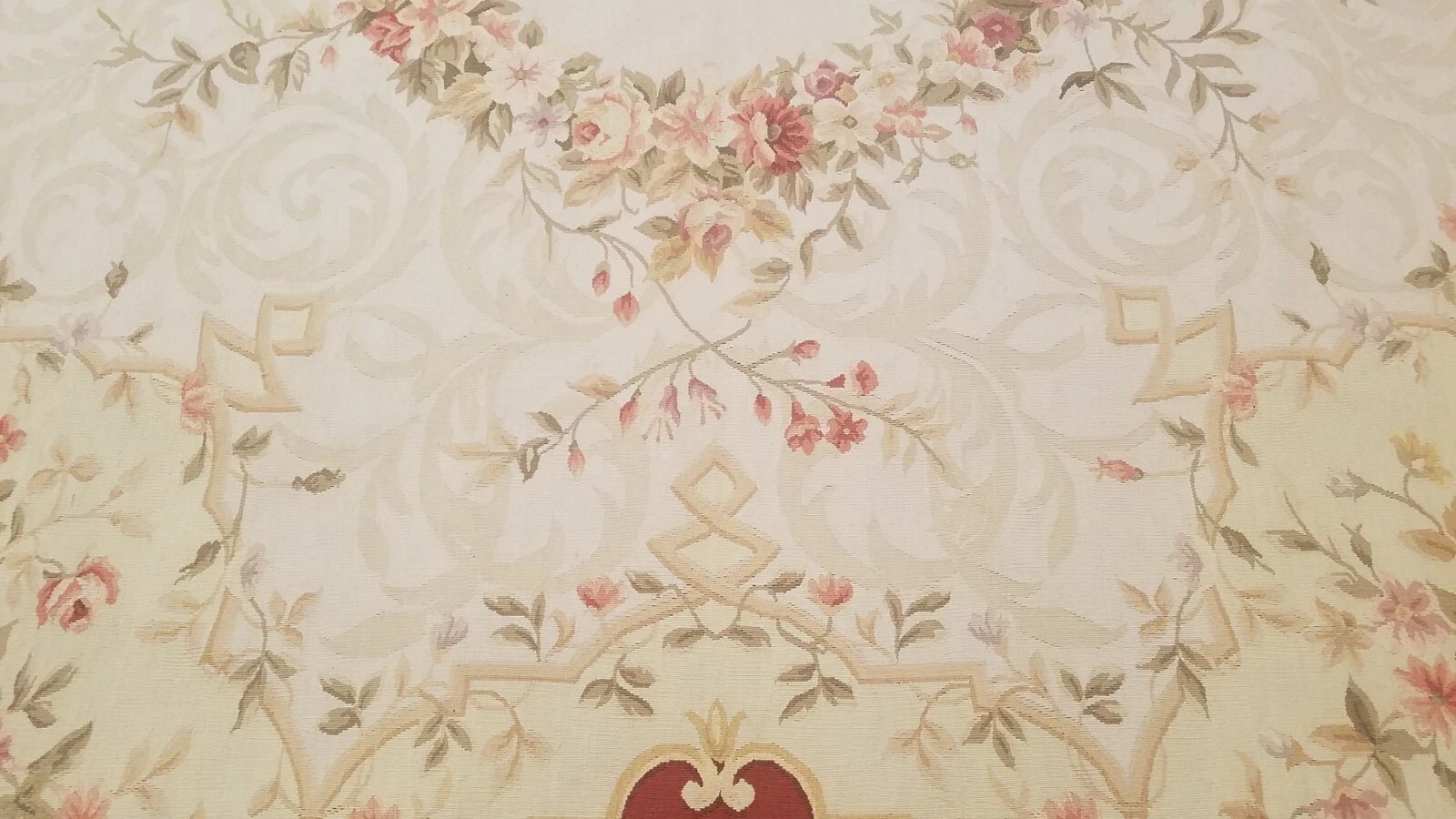 9 x 12 Hand woven French Aubusson Tapestry 100% wool Area rug