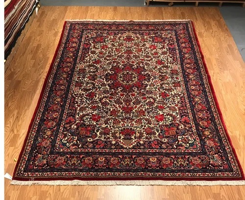 7.4 x 11.2 Vintage 100% Wool Hand Knotted Area Rug Mon20014 Montaage Inc.