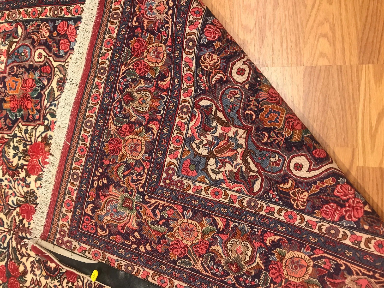 7.4 x 11.2 Vintage 100% Wool Hand Knotted Area Rug