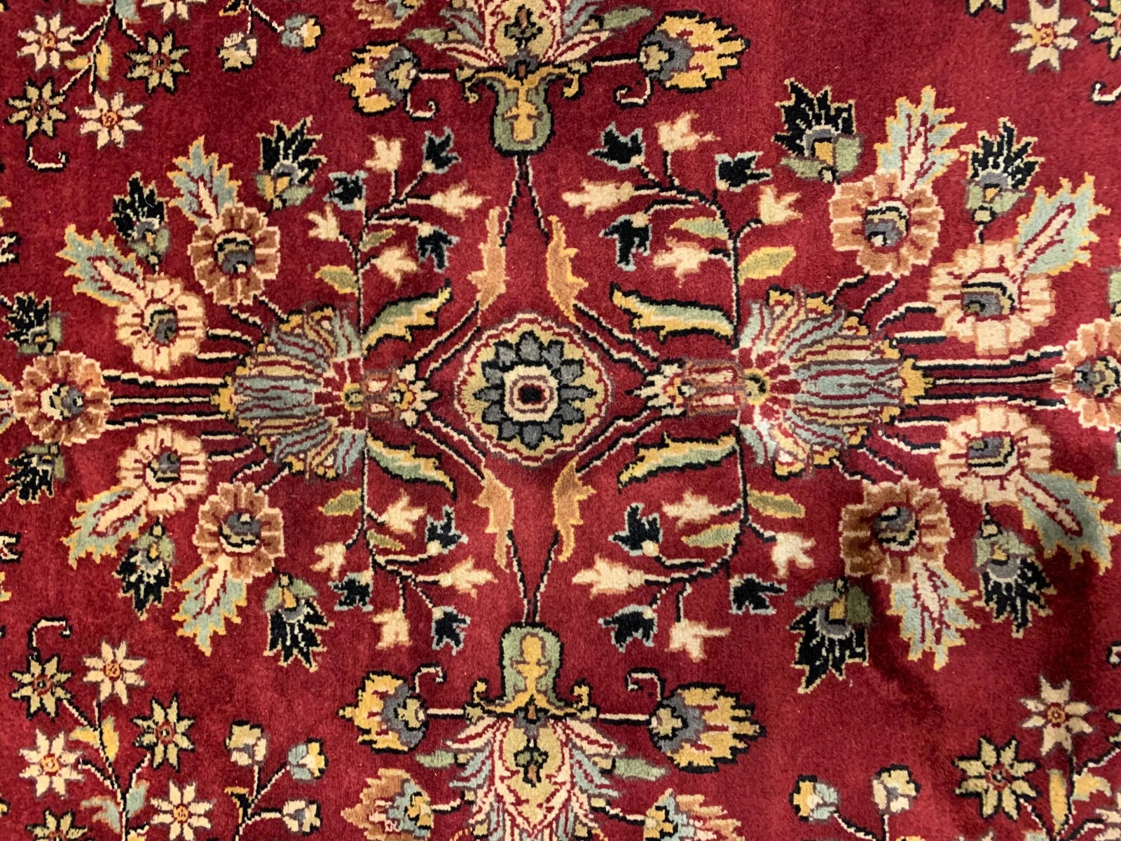 8 x 10 Hand Knotted 100% Wool Area Rug