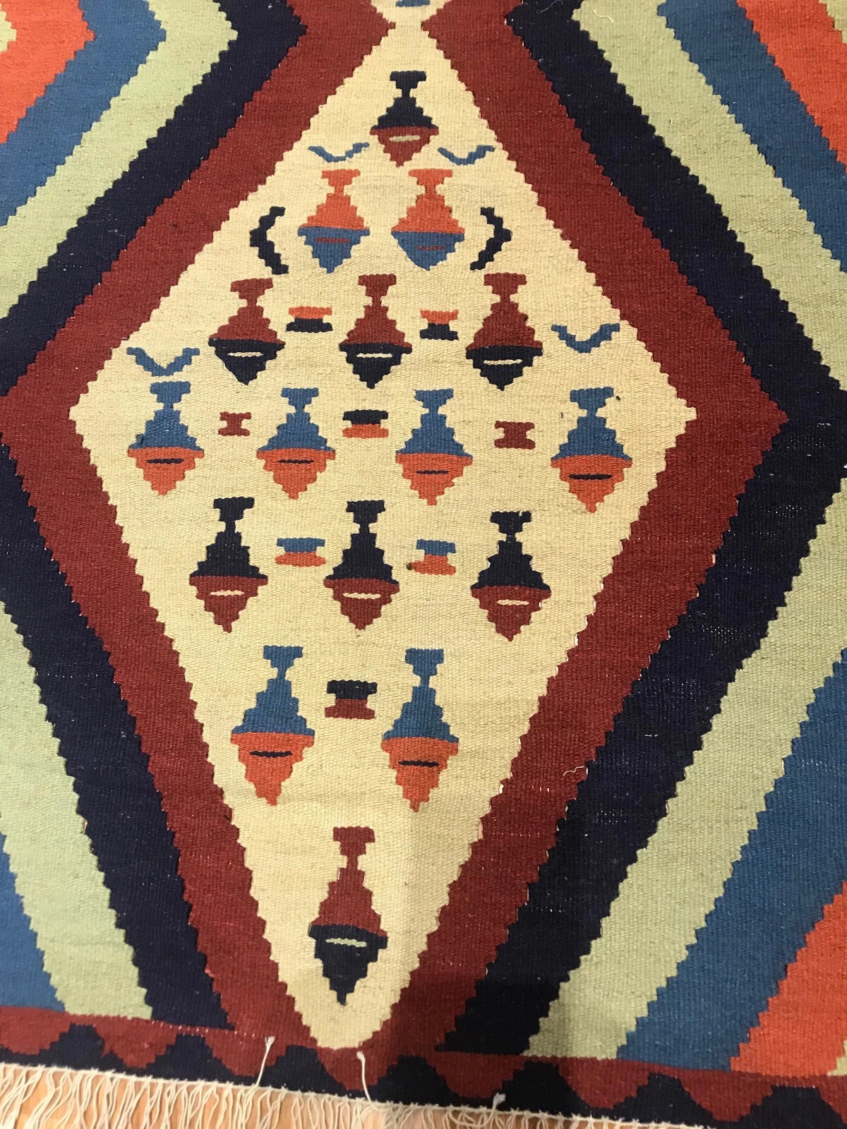3 x 5 Kilim 100% Wool Hand Knotted Area Rug