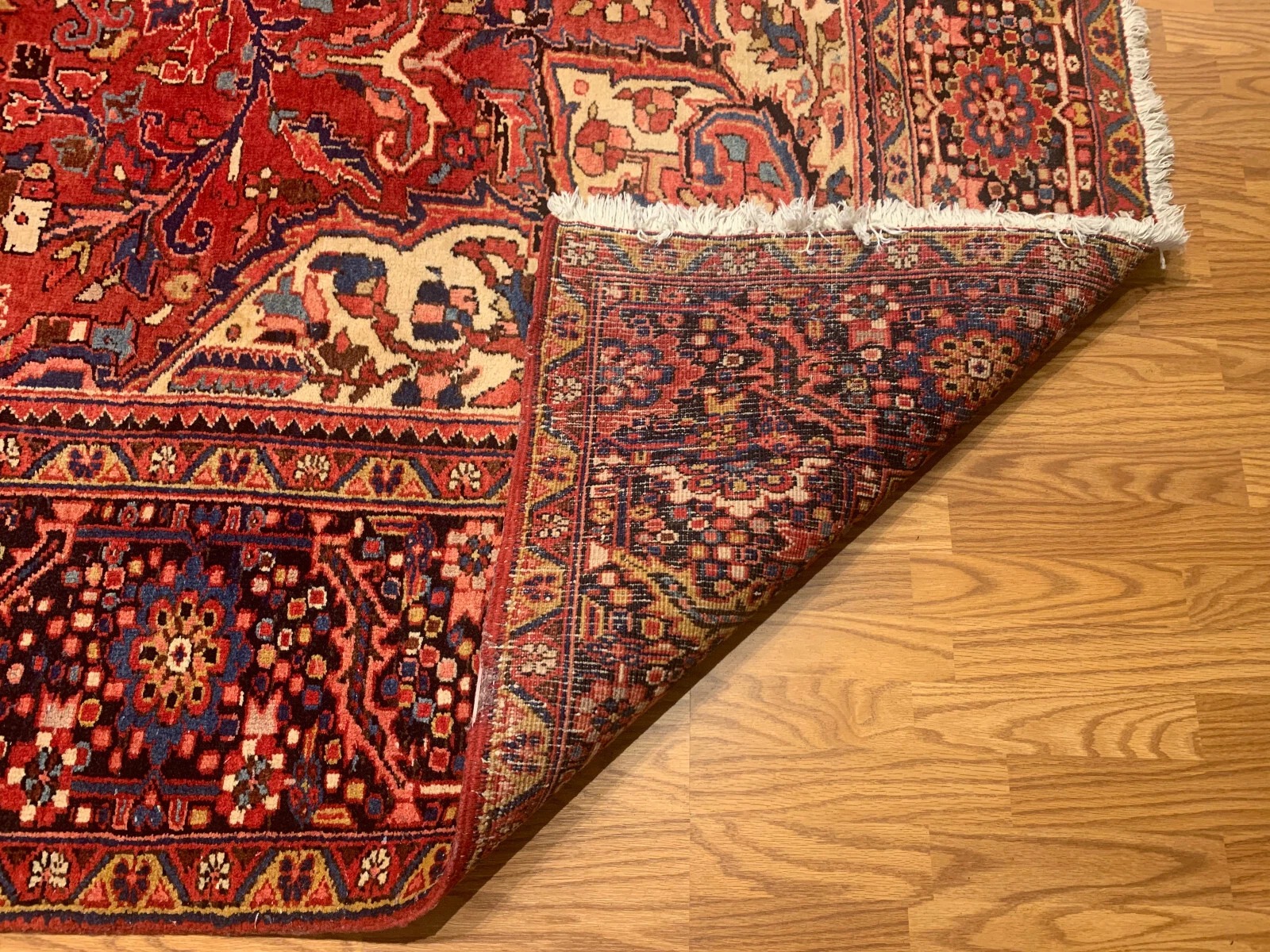 9 x 12 Semi Antique Hariz Fine Hand Knotted 100% Wool Rug