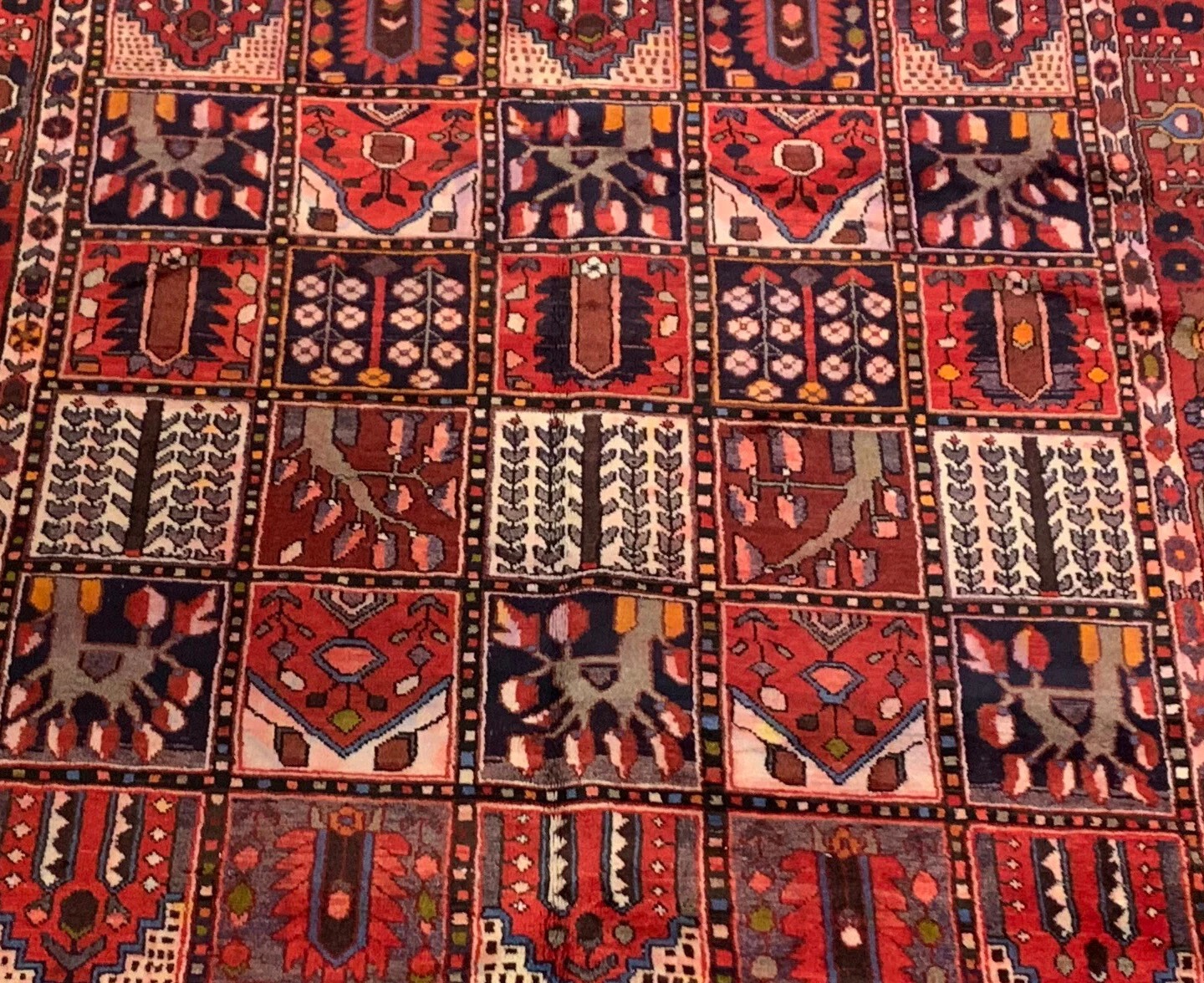6.11 x10.1 Vintage Hand Knotted 100% Wool Vegetable Dye Area Rug