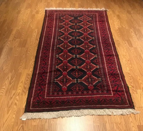 4.5 X 8.10 Vintage 100%Wool Hand Knotted Area Rug