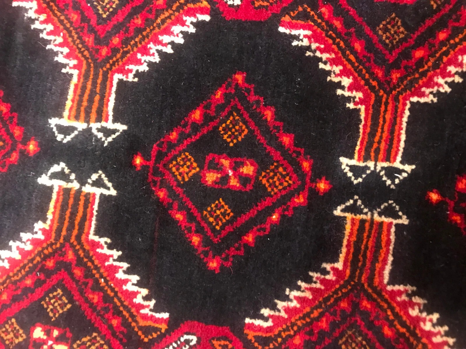 4.5 X 8.10 Vintage 100%Wool Hand Knotted Area Rug