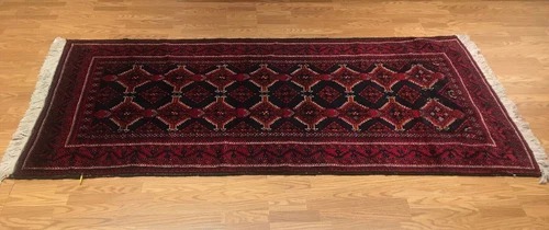 4.5 X 8.10 Vintage 100%Wool Hand Knotted Area Rug
