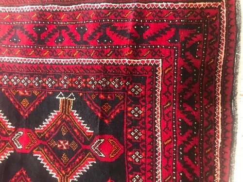 4.5 X 8.10 Vintage 100%Wool Hand Knotted Area Rug