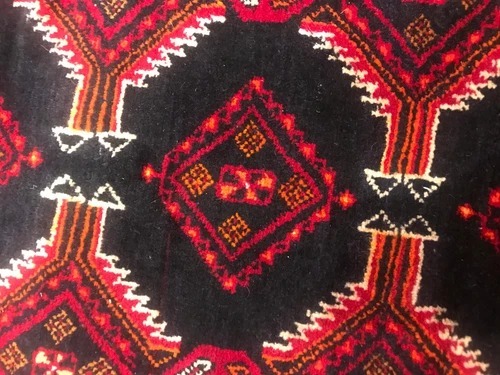 4.5 X 8.10 Vintage 100%Wool Hand Knotted Area Rug