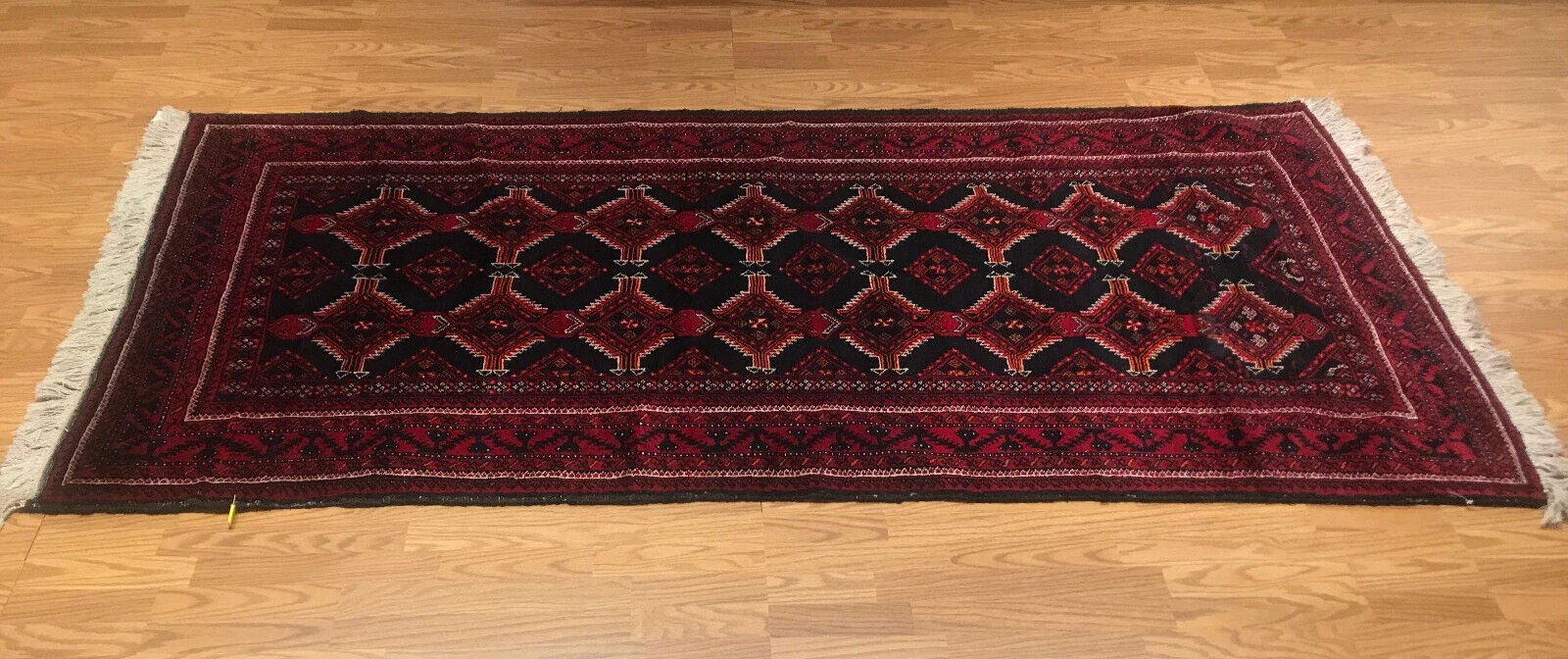 4.5 X 8.10 Vintage 100%Wool Hand Knotted Area Rug