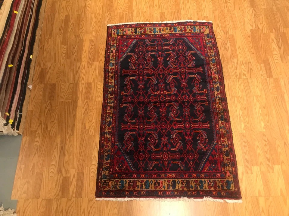4.4 x6.8 Vintage 100%Wool Hand Knotted Area Rug