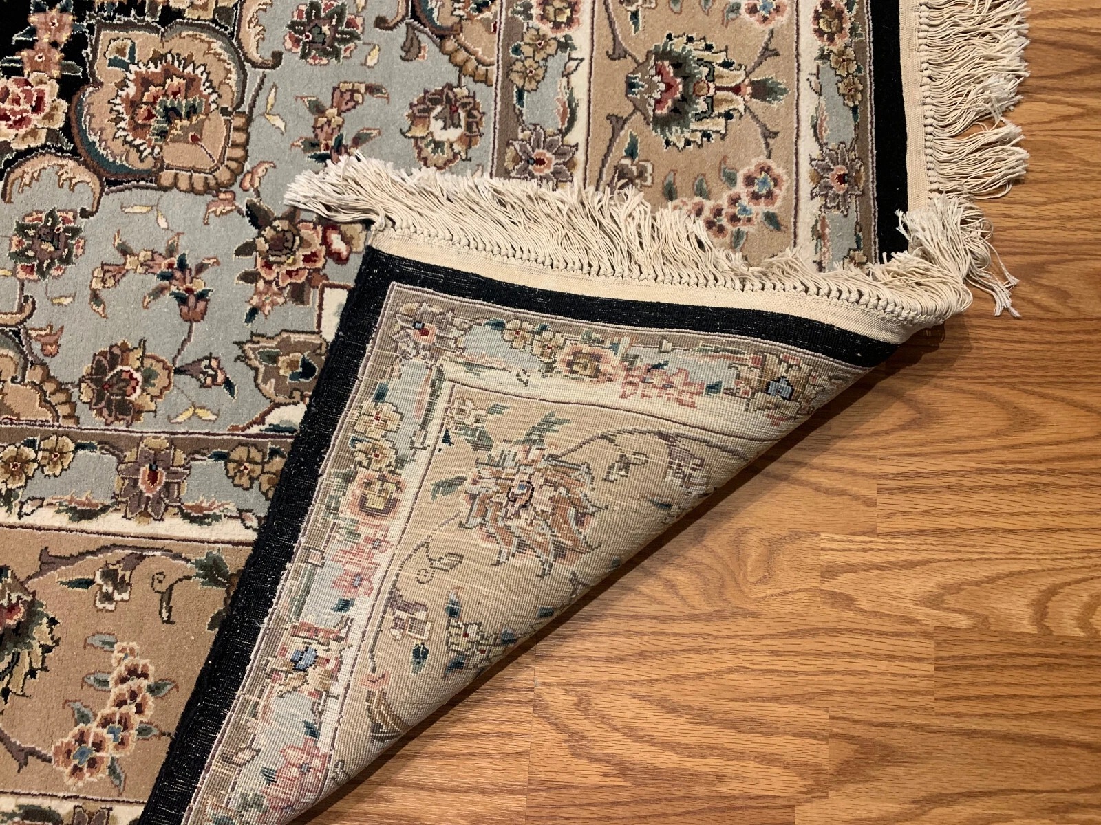 8 x 10 New Hand Knotted Wool & Silk Area Rug