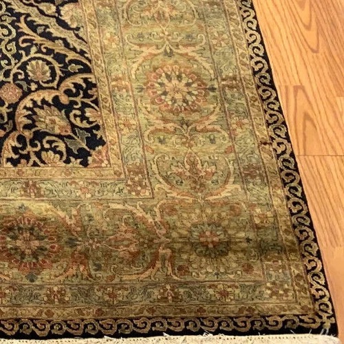 8 x 10 Indo Agra New Hand Knotted 100% Wool Area Rug Vegetable Dye