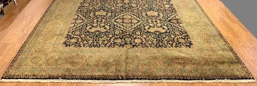 8 x 10 Indo Agra New Hand Knotted 100% Wool Area Rug Vegetable Dye