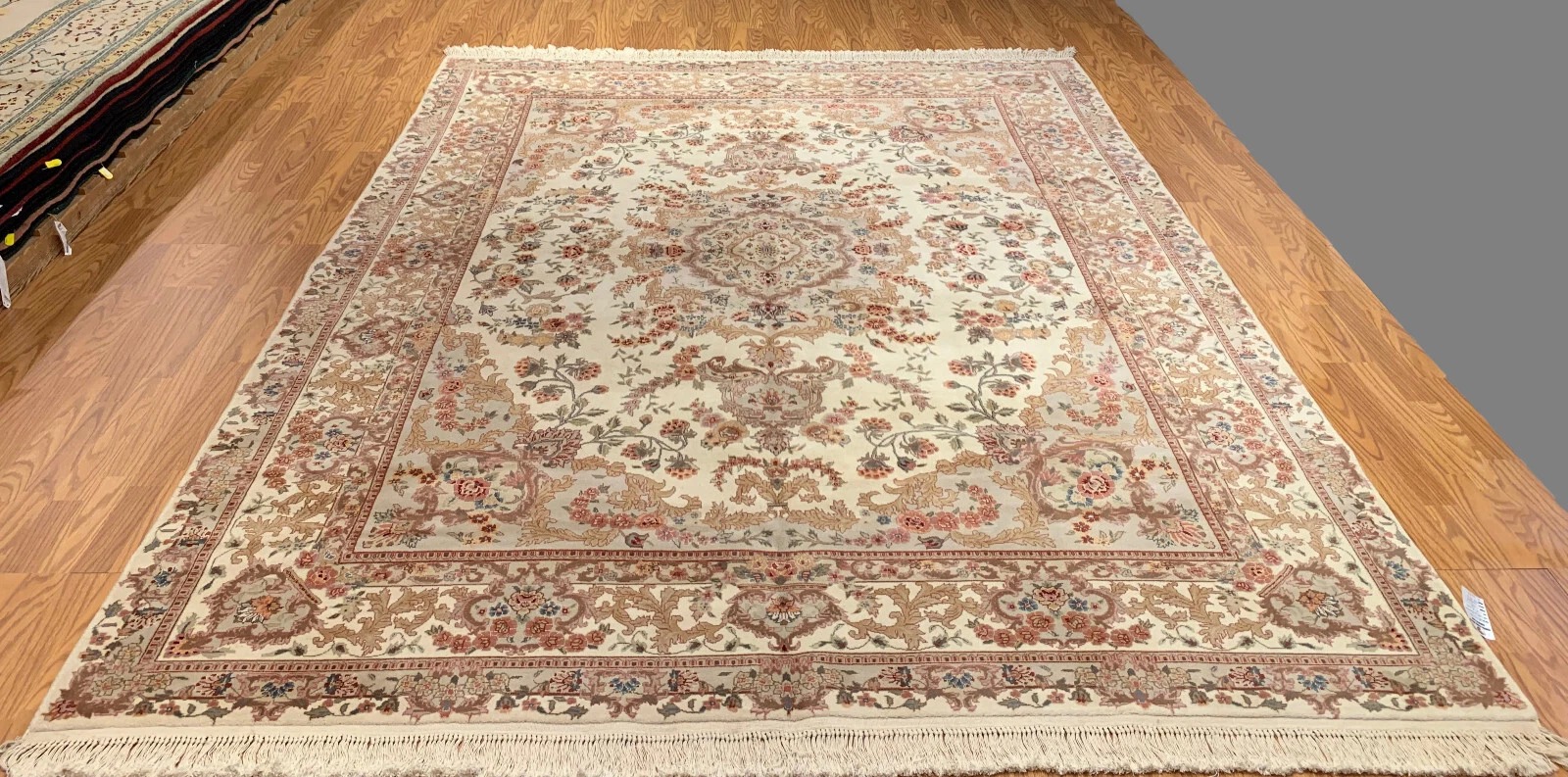 8 x 10 Hand Knotted Wool & Silk Area Rug
