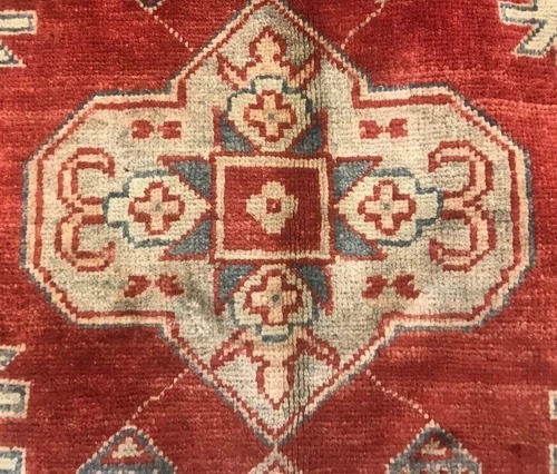 8 x 10 Kazak Hand Knotted 100% Wool Area Rug