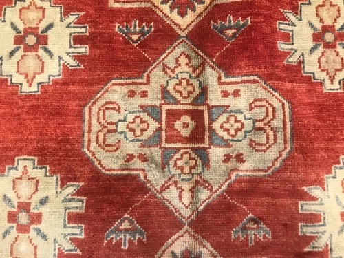 8 x 10 Kazak Hand Knotted 100% Wool Area Rug