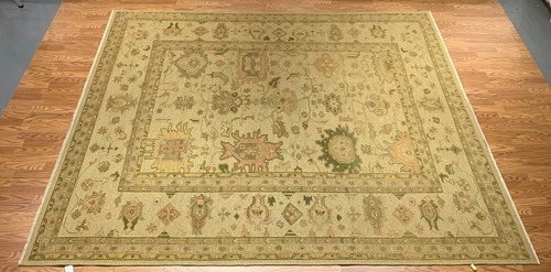 9 x 12 Hand Knotted 100% Wool Area Rug