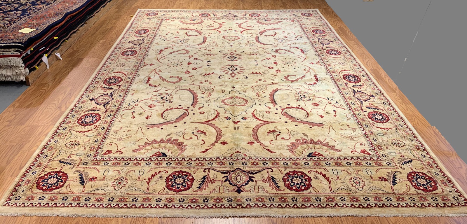 9 x 12 Hand Knotted 100% Wool Area Rug