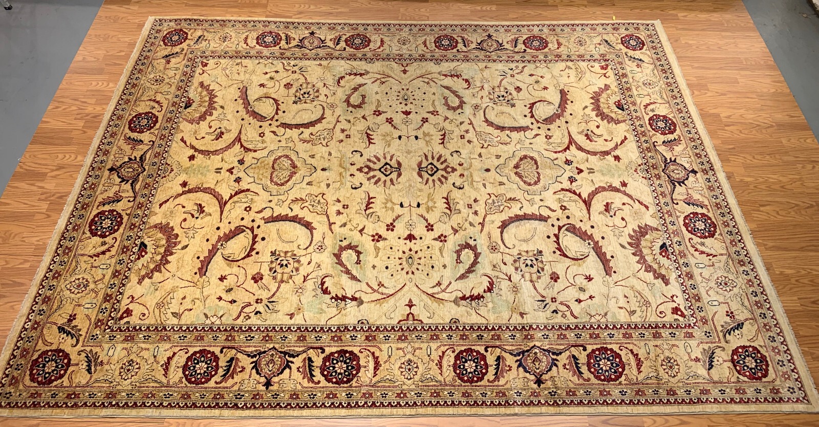 9 x 12 Hand Knotted 100% Wool Area Rug