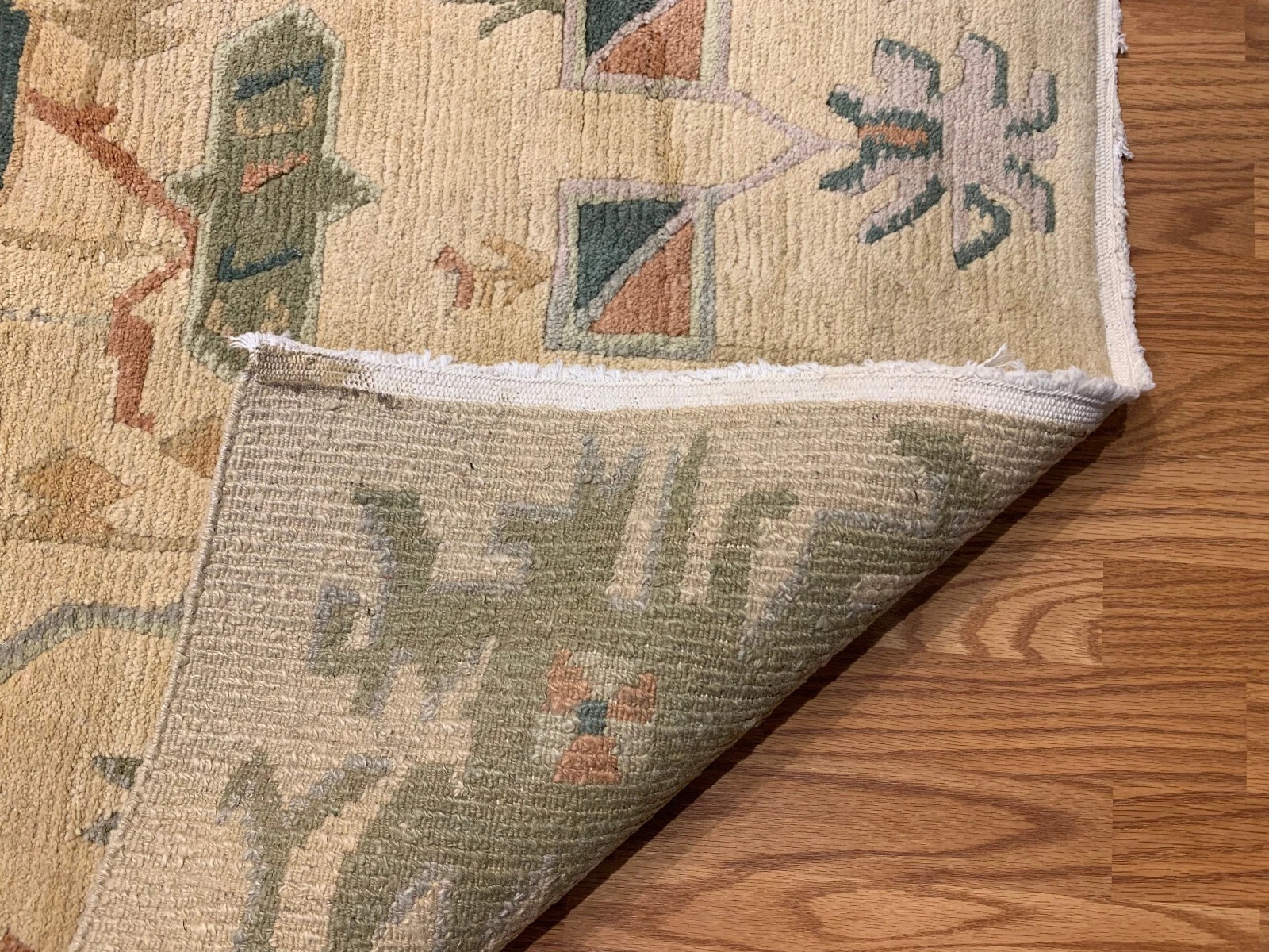 9 x 12 Hand Knotted 100% Wool Area Rug