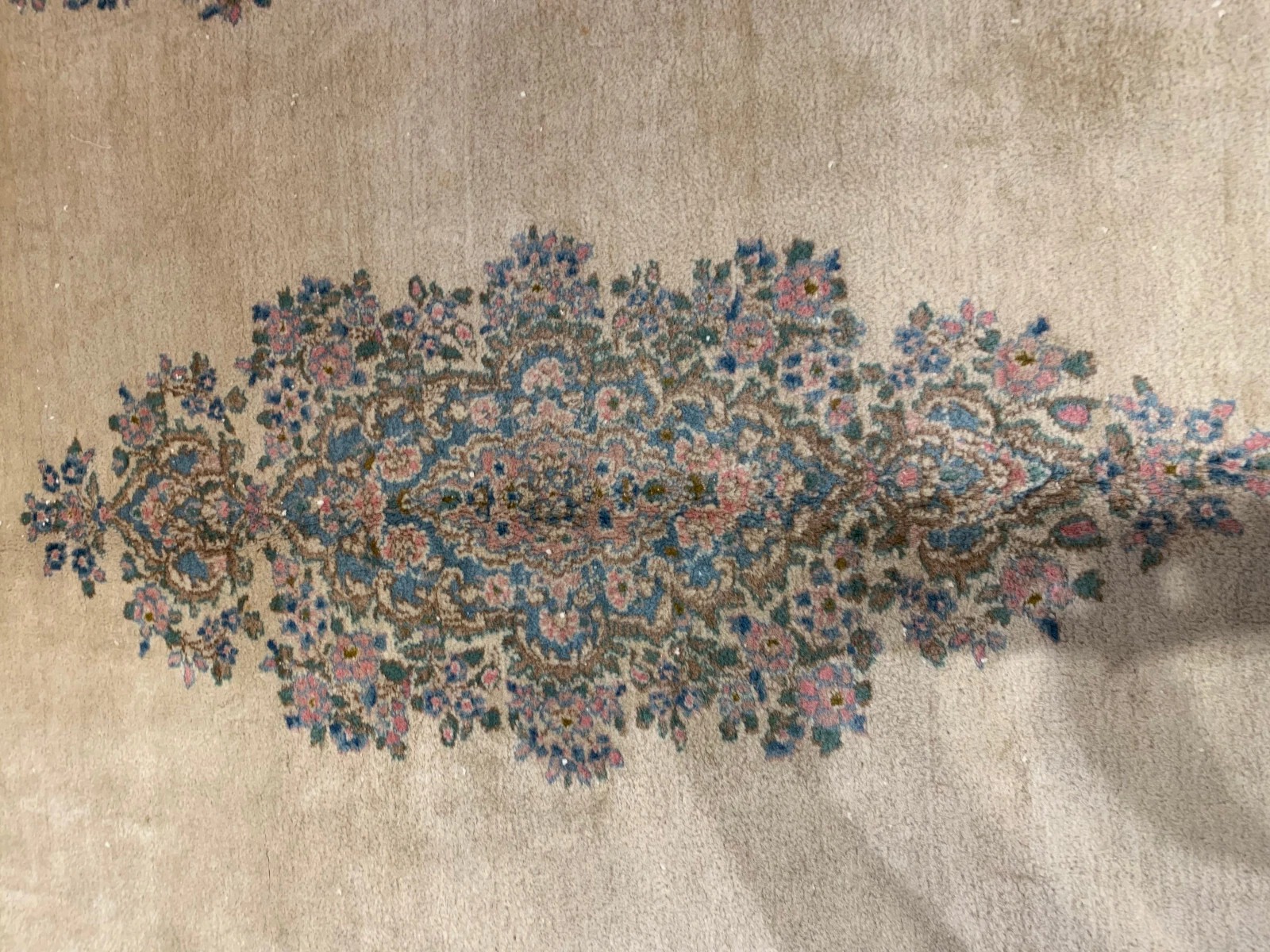 9 x 12 Semi Antique Hand Knotted 100% Wool Area Rug