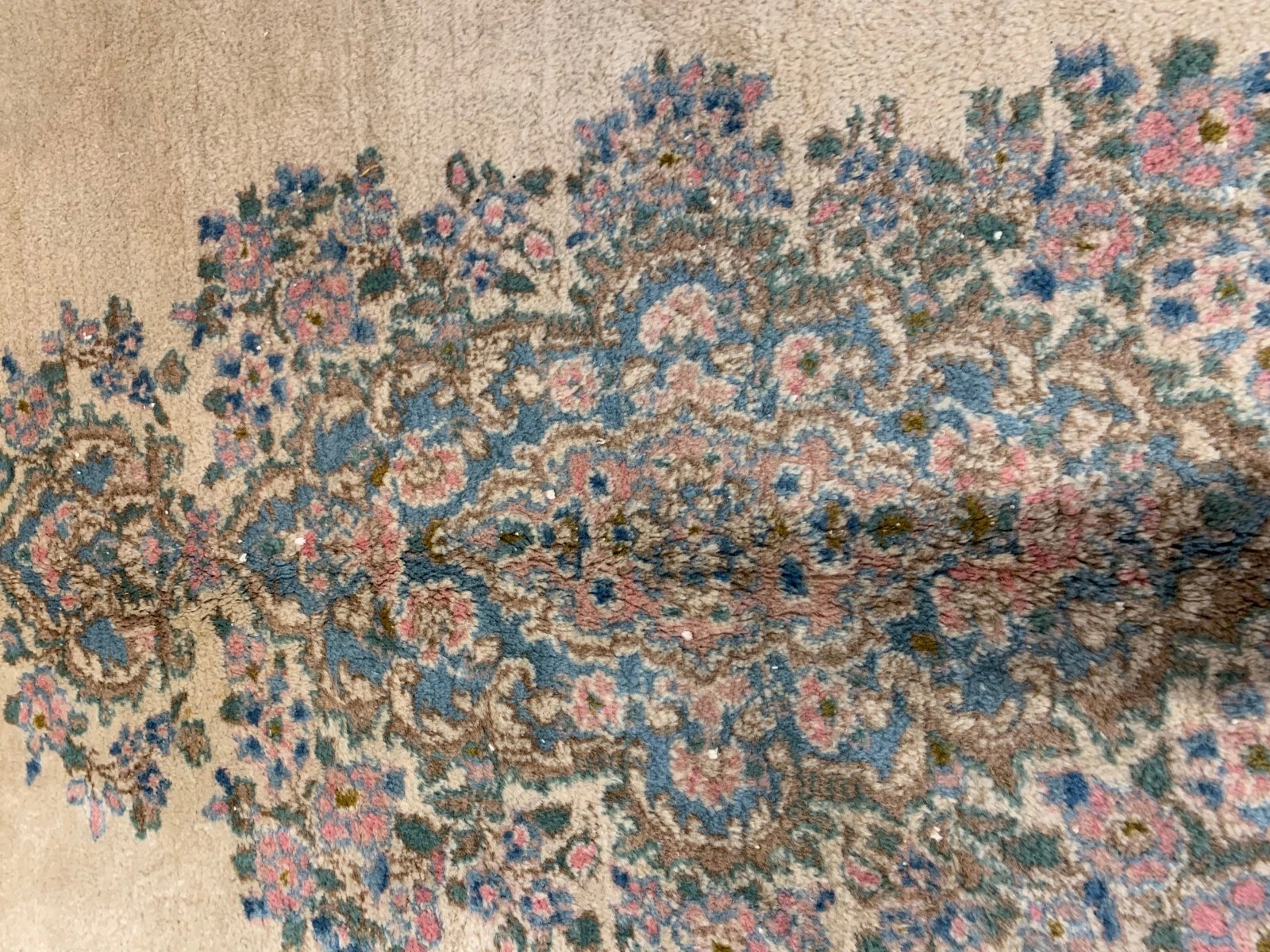 9 x 12 Semi Antique Hand Knotted 100% Wool Area Rug