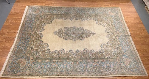 9 x 12 Semi Antique Hand Knotted 100% Wool Area Rug