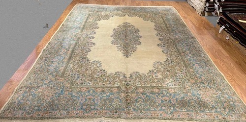 9 x 12 Semi Antique Hand Knotted 100% Wool Area Rug