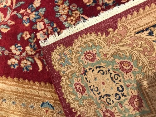 5.9 x 9.2 Vintage 100% Wool Hand Knotted Area Rug
