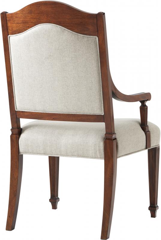 Theodore Alexander Sheraton's Satinwood Armchair 4105-045.1AJM at Montaage Inc.