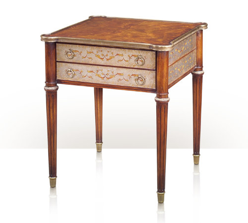 Theodore Alexander Waterside Side Table 5052-011 at Montaage Inc. Mahogany