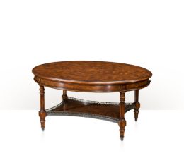 The Galleried Cocktail Table 5105-138 Theodore Alexander
