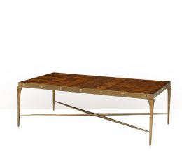Oyster Bolt Cocktail Table 5105-286 Theodore Alexander