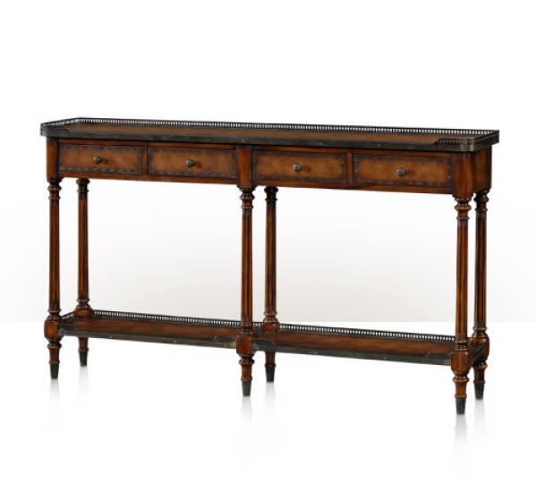 The Louis XVI Leather Console Table 5300-018BD  Montaage Inc. image 2