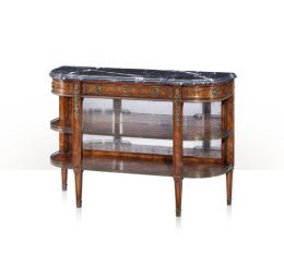 Victorian Break Bowfront Console  Table 5300-136 Theodore Alexander